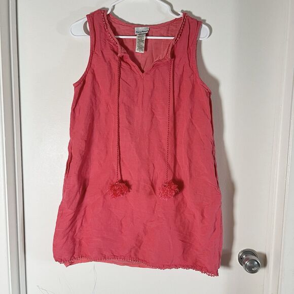 Tommy Bahama Linen Sleeveless Dress Medium - Picture 1 of 9